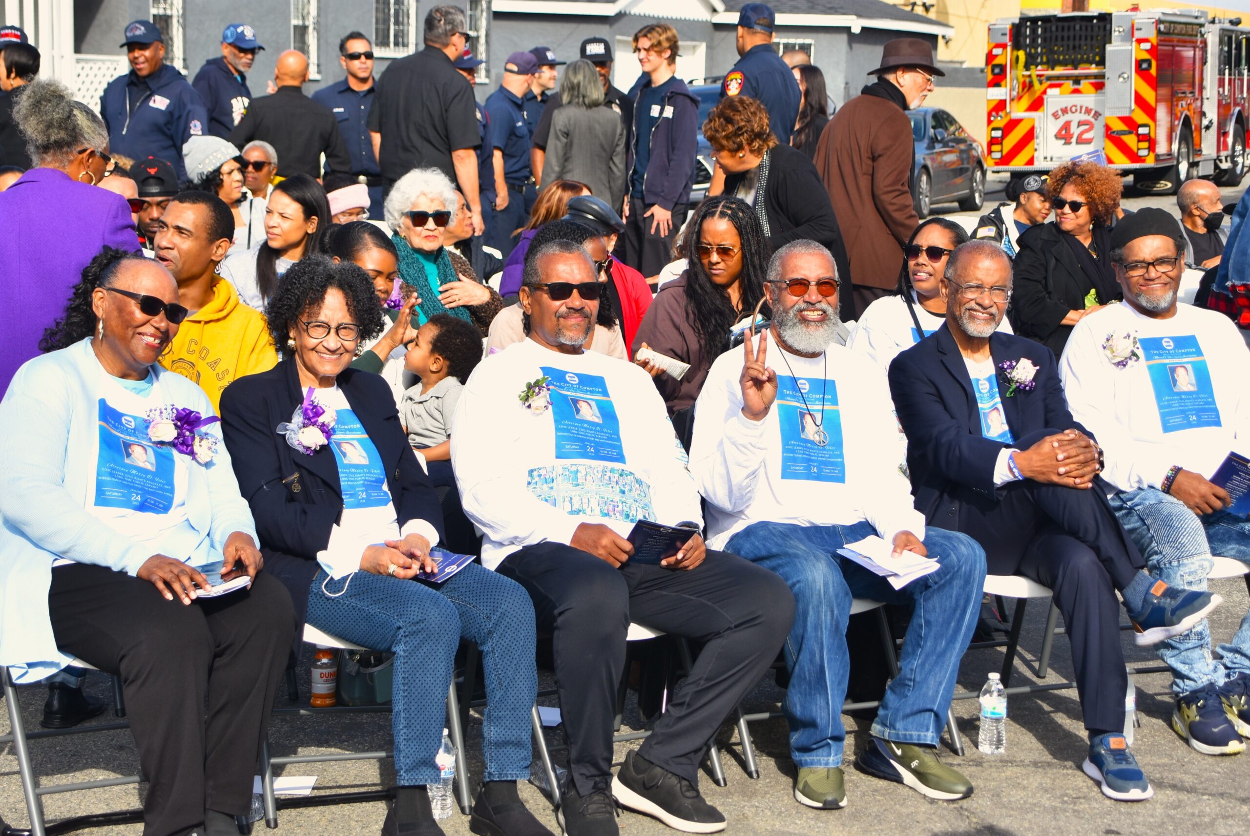 Compton Dedicates Square to Civil Rights Leader Maxcy D. Filer